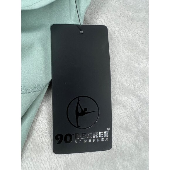 90 Degree By Reflex Lightstreme Love & Flutter Running Short Green Milieu  XL - Picture 8 of 12